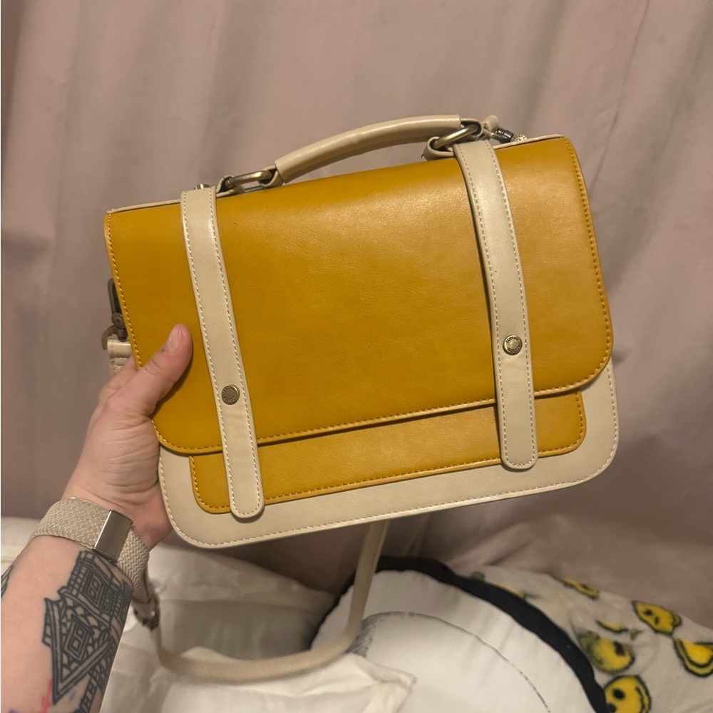 Ecosusi Leather Messenger Crossbody Bag